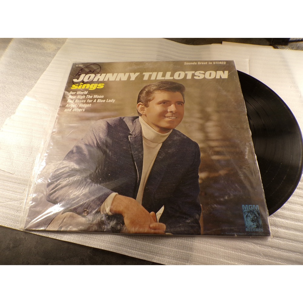 Johnny Tillotson Sings Vinyl LP MGM Records SE-4328 Stereo 1960s Vocal Pop